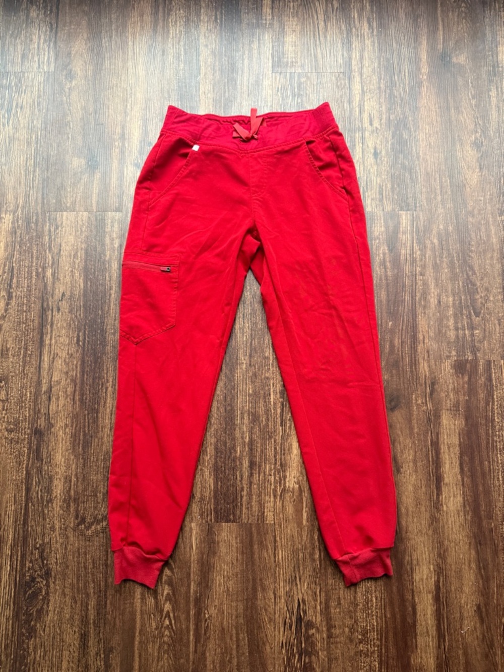 FIGS Women’s Winning Red Zamora Jogger Scrub Pants Hospital Nurse- Size XS